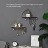 Wall Mount Storage Rack Home Supplies Iron Ple Living Room Kitchen Multipurpose Display Stand Wall-mounted Holder