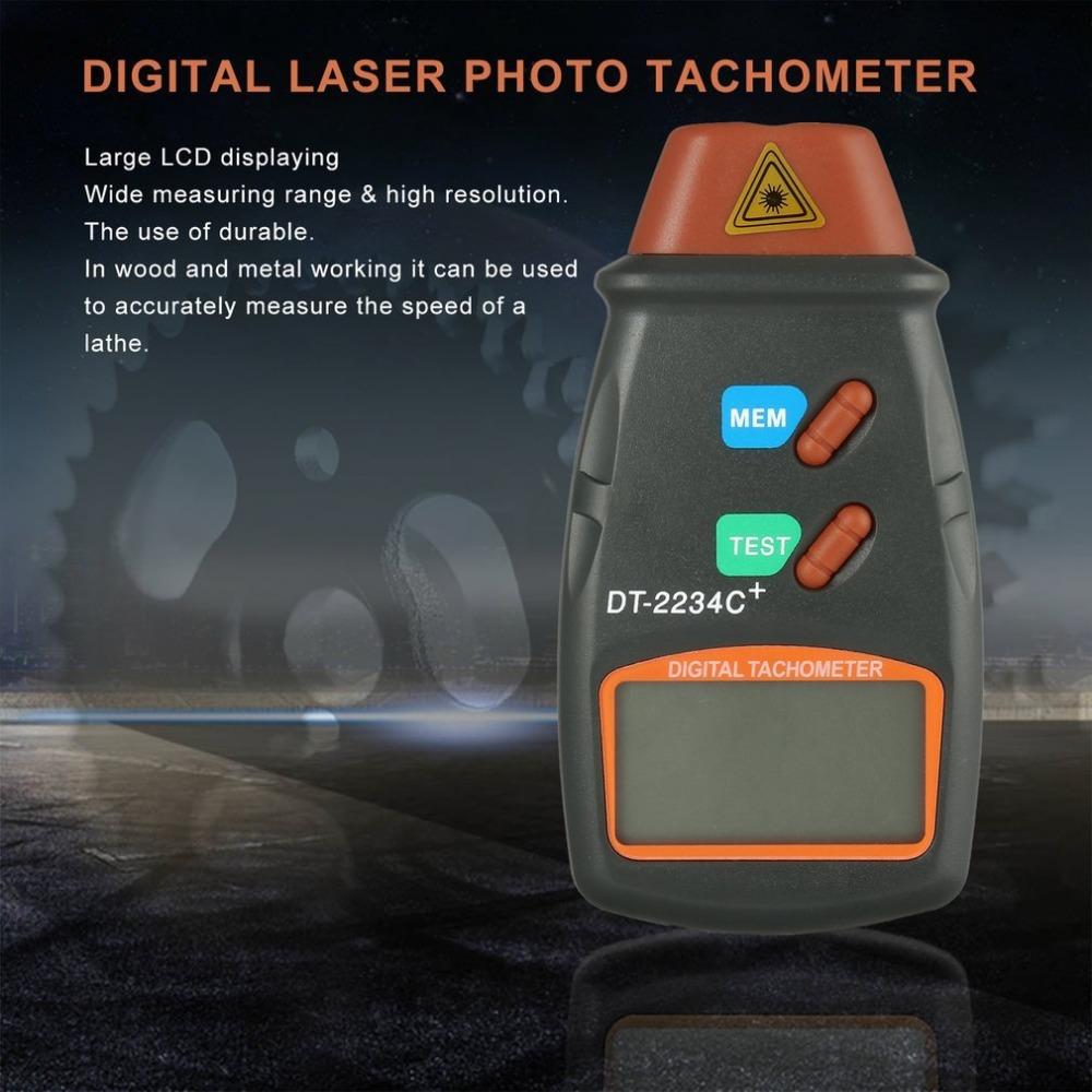 Digital Photo Tachometer Non Contact RPM Tach Digital Tachometer Speedometer