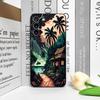 Lustige Kokospalme am Meer Küstenlandschaft Handyhülle für Google Pixel 9A 8 A 7A 6 A 7 PRO 8 9 Pro XL 5G Stoßfest Weiche Hülle
