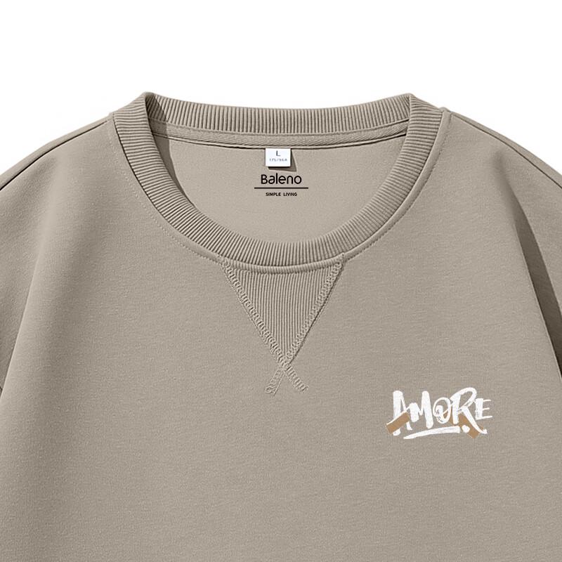 Baleno Men's Round Neck Graphic Sweatshirt