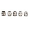 20pcs Alloy Beard Beads Retro Hair Tube Beads Jewelry DIY Pendant for Bracelet Necklace Making