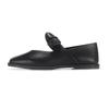 Barbara Leather Ribbon Mary Jane Flat 1cm Bbj135bk