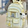 Schoolbag New Middle and High School Students 1-1 Grades Cute Girl Messenger Bag High Value Ins Dopamine Shoulder Quilt Bag