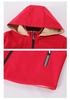 Reversible Hooded Jacket for Women: Spring/Autumn Slimming Cardigan with Detachable Hood, Flaw-Covering Design for Middle-Aged Mothers.