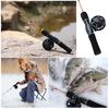 Ice Fishing Combo 2pc Ice Fishing Rod and ABS 1BB Ice Fishing Reel for Kids Winter Fishing