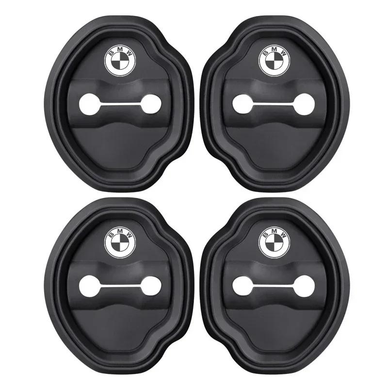 

-Silicone Door Lock Cover Car Anti Noise Shock-Absorbing Sticker For BMW E46 E90 E60 F30 F10 E39 i3 i4 X1 X2 X3 X5 X4 X6 X7 M3 M B-4PCS