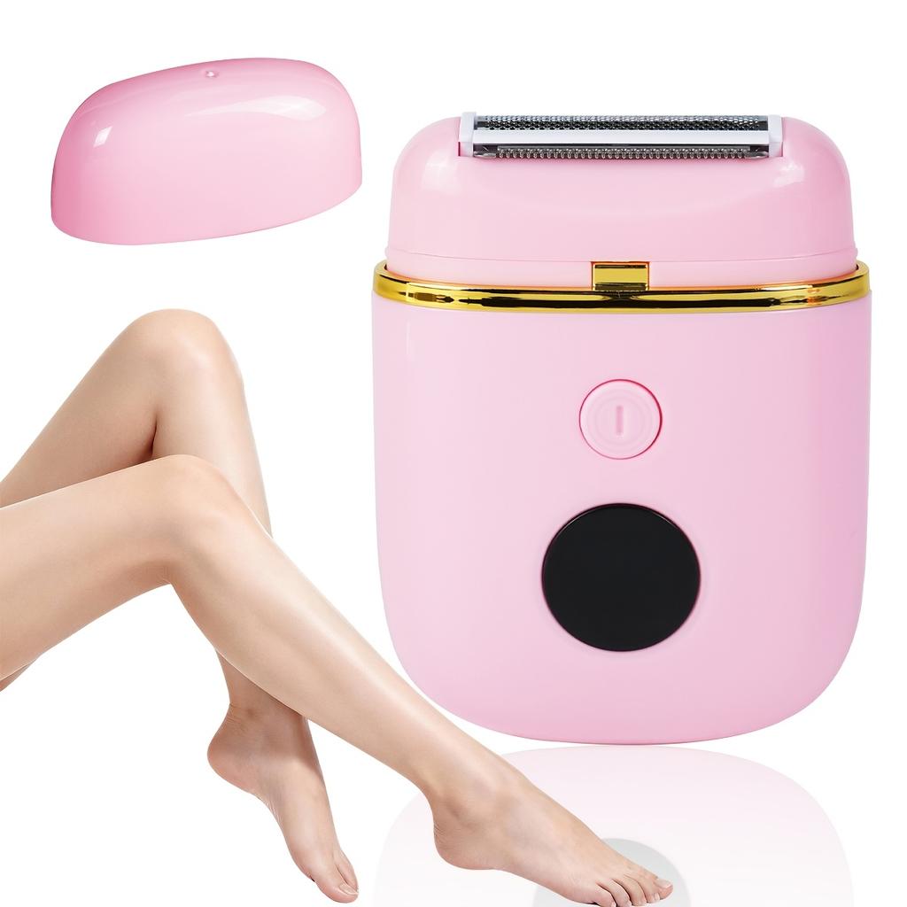 Women's Electric Shaver 2-in-1 Bikini and Body Hair Trimmer Painless USB Rechargeable shaver suitable for legs, armpits and face, portable