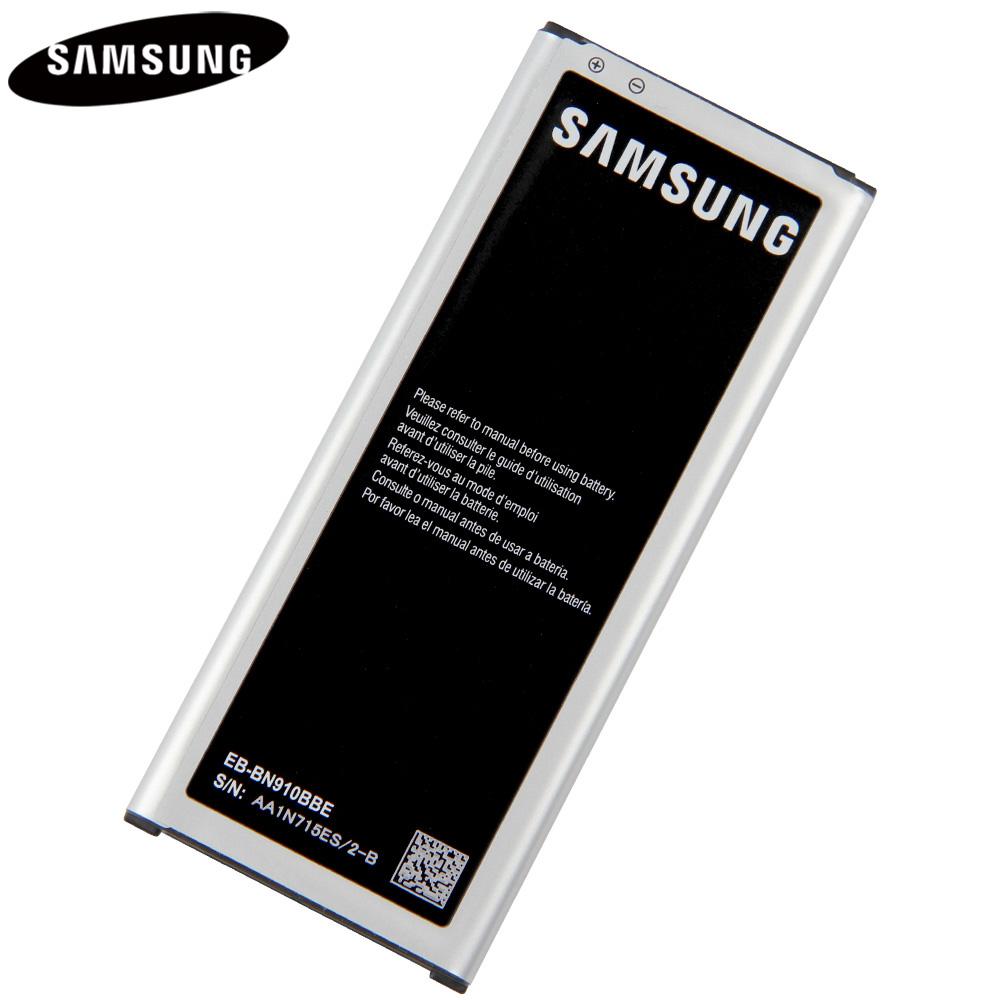 Original-Ersatzakku EB-BN910BBE für Samsung GALAXY NOTE 4 N910A N910C N910F N910H N910V N910U NOTE4 EB-BN910BBU EB-BN910BBE 3220mAh
