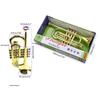 Children Trumpet Kids Trumpet with 4 Colored Keys for Early Developmental Toy