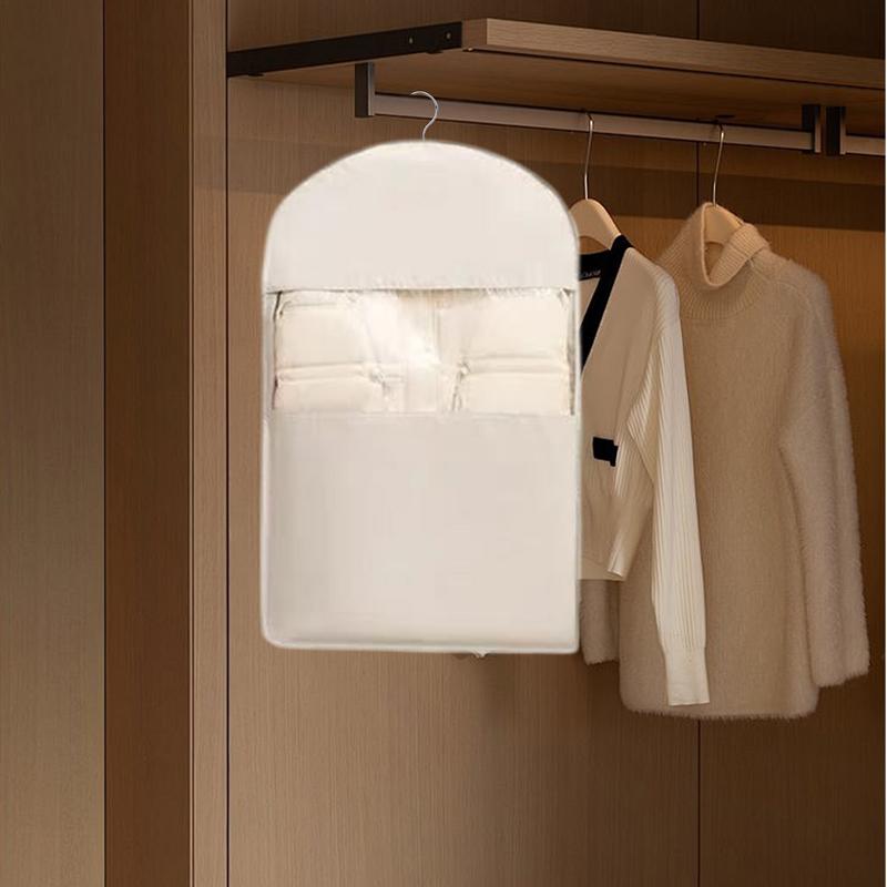 Pokrowce na płaszcze do przechowywania w szafie Pokrowiec do przechowywania płaszczy z samozaciskowym zamkiem oszczędzający miejsce organizer do domu, podróży, na ślub