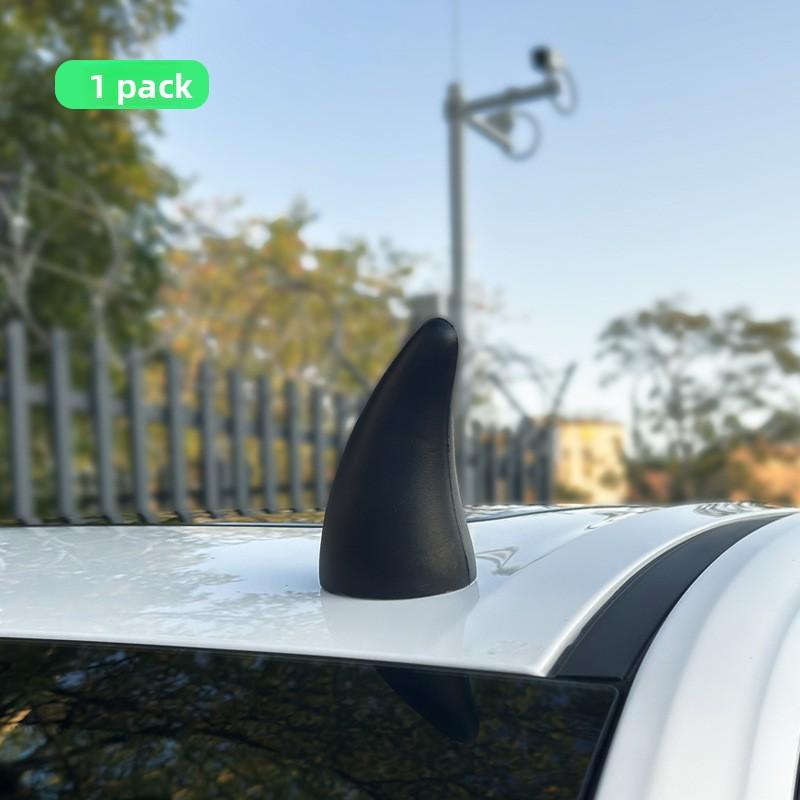 1PCS Car Roof Decoration 3D Devil Horn Stickers Auto Truck Elasticity Ornaments Ornaments Anti Collision Protector Decals Car Gi