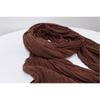 Silk Scarf Women'S Mulberry Silk Solid Color Versatile Summer Scarf Thin Sunscreen Outer Shawl Yarn Brown