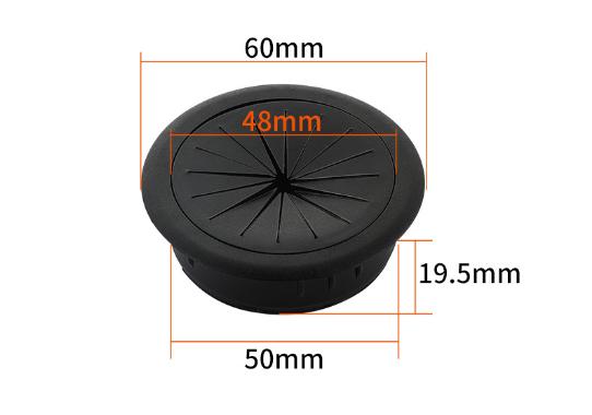 Desk Cord Grommet Wire Hole Cover Flexible Outlet Dust Plug Wire Tidy Rubber Gasket In Desk Table For Home Office Computer
