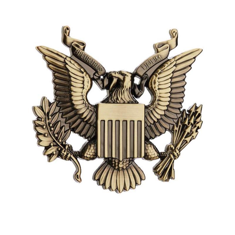 Aquila Presidente Stati Uniti Distintivo Auto Adesivi Creativi Logo Metallico Copertura Graffi Decorazione