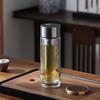 VENES Magnetic Pop-up Tea Infuser Double Wall Glass Mug
