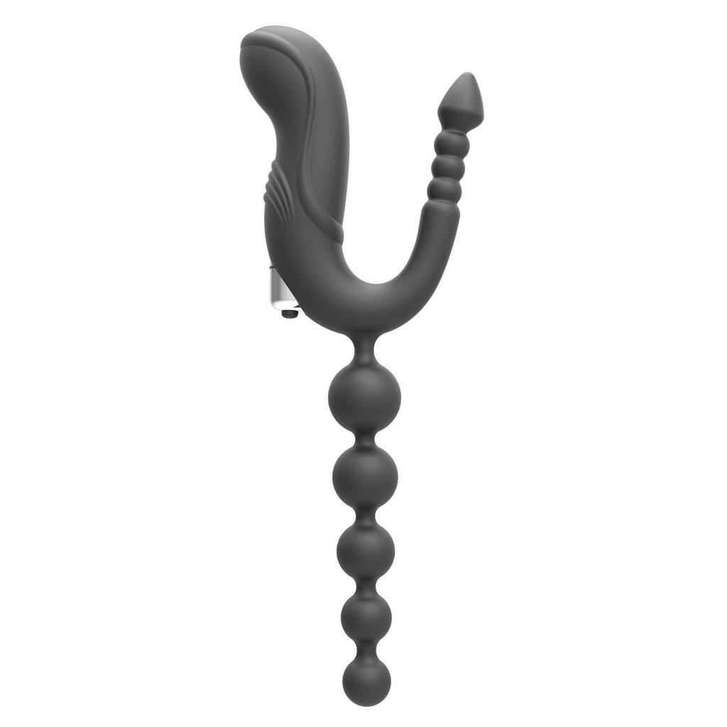Silicone Prostate Massager with Vibration Anal Plug