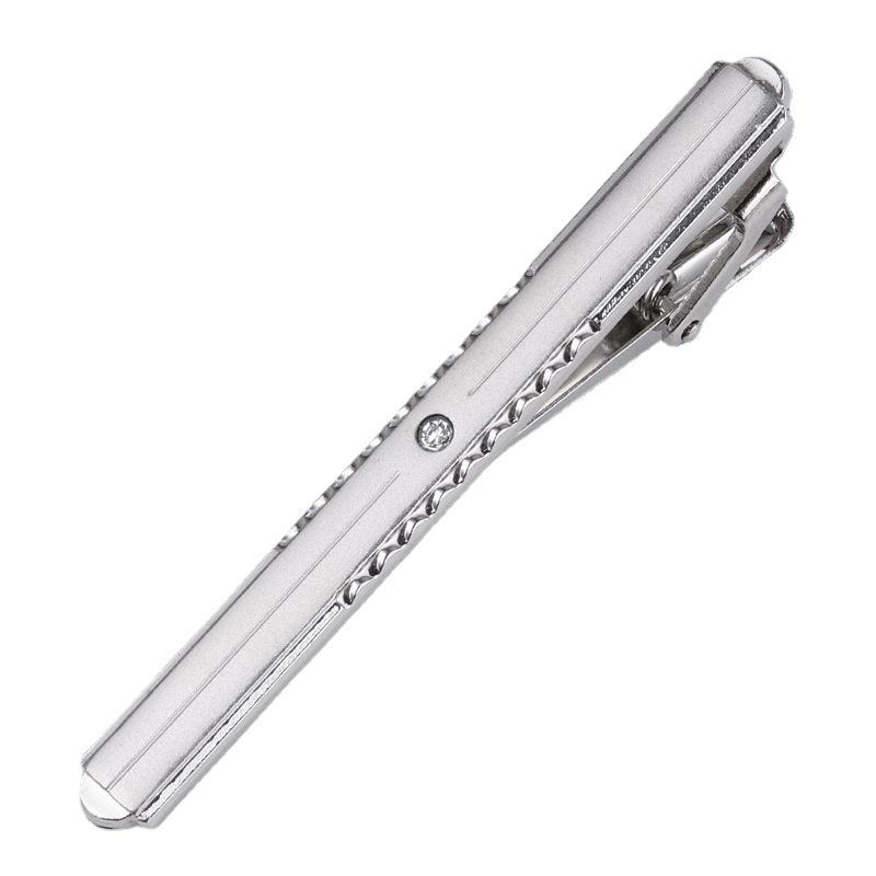 Men'S Gold Tie Clip Business Dress Men'S And Women'S Simple Pins Korean Version Security Tie Clip Gift Box