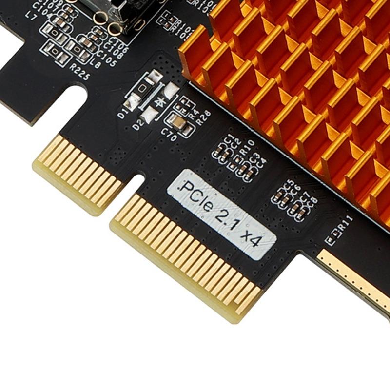 Port PCIe thernet Server pter 2 SFP PCI-E cal Fiber k Card with Aluminum Heatsink