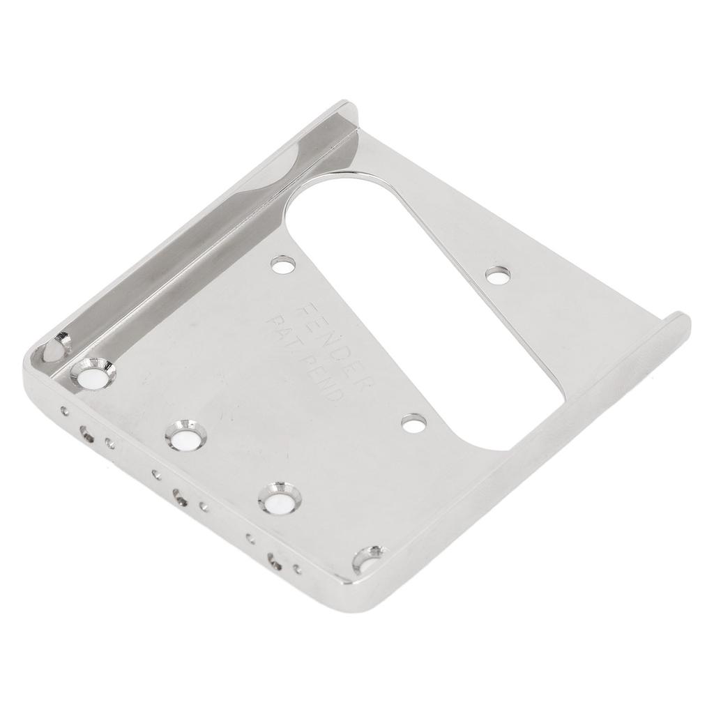 Electric Guitar Bridge Plate Stainless Steel Top Loading Guitar Bridge Plate for TL Cigar Box