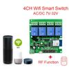 Remote Control Light Es WiFi Wireless Es Modules 7-32V 4CH WiFi Light Es Garage Oor Controller
