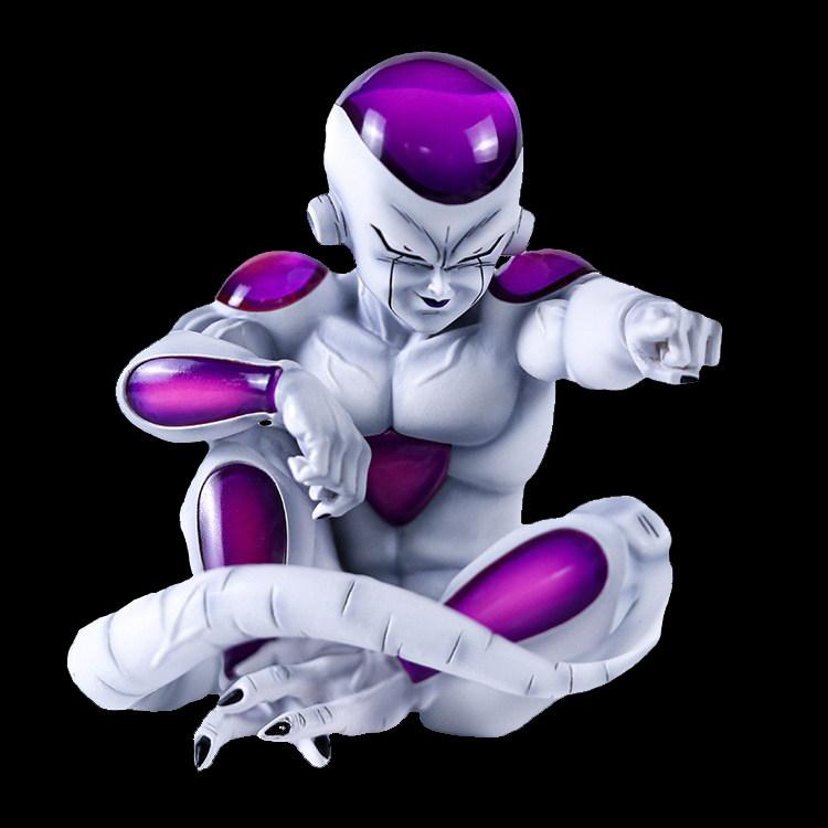 Anime Villain Sitting Frieza Figures Pvc Static Statue Model Toy Action Figure Chassis Desktop Collection Decoration Fan Gifts