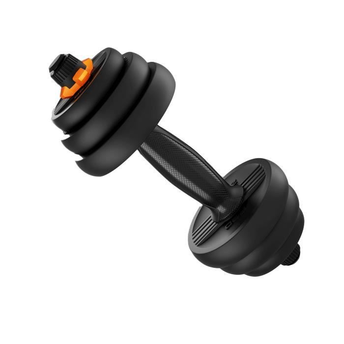 Kit Haltère + Barre + Kettlebell Xiaomi Fed V2 30 Kg - Black/orange - TU