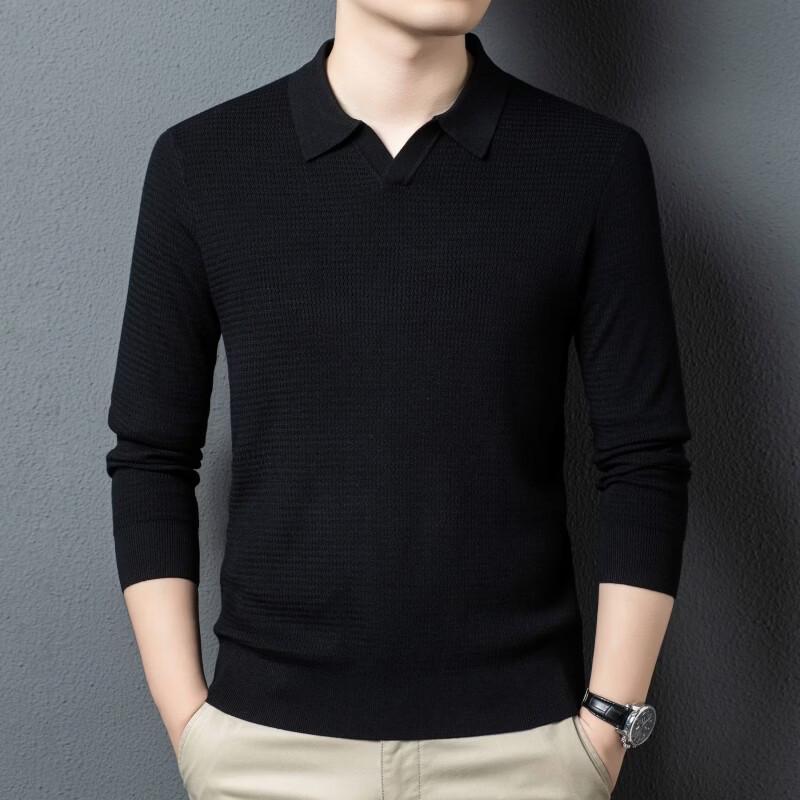 

FengXun Men s Casual Polo Collar Knit Sweater FXTST6728 2XL