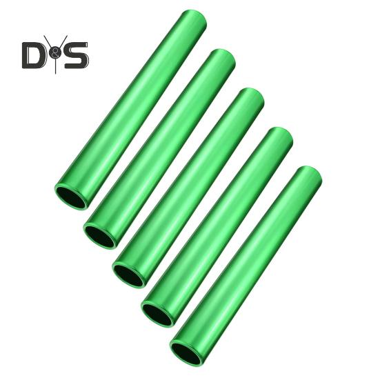 5 Pcs Aluminum Track Field Relay Batons Field Race Batons Running Race Team Equipment for Students Athletes Office Outdoor Sports Practice