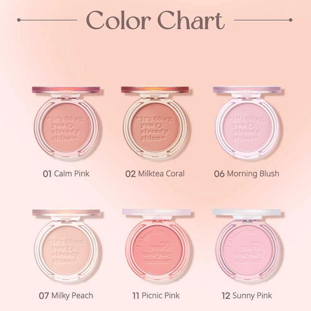 Peripera PURE BLUSHED SUNSHINE CHEEK 4,2 g / 0,14 oz  (11 Farboptionen)