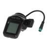 Electric Bike LCD Display Meter Low Failure Rate Water Proof Simple Design Electric Bike Accessories for E Scooter
