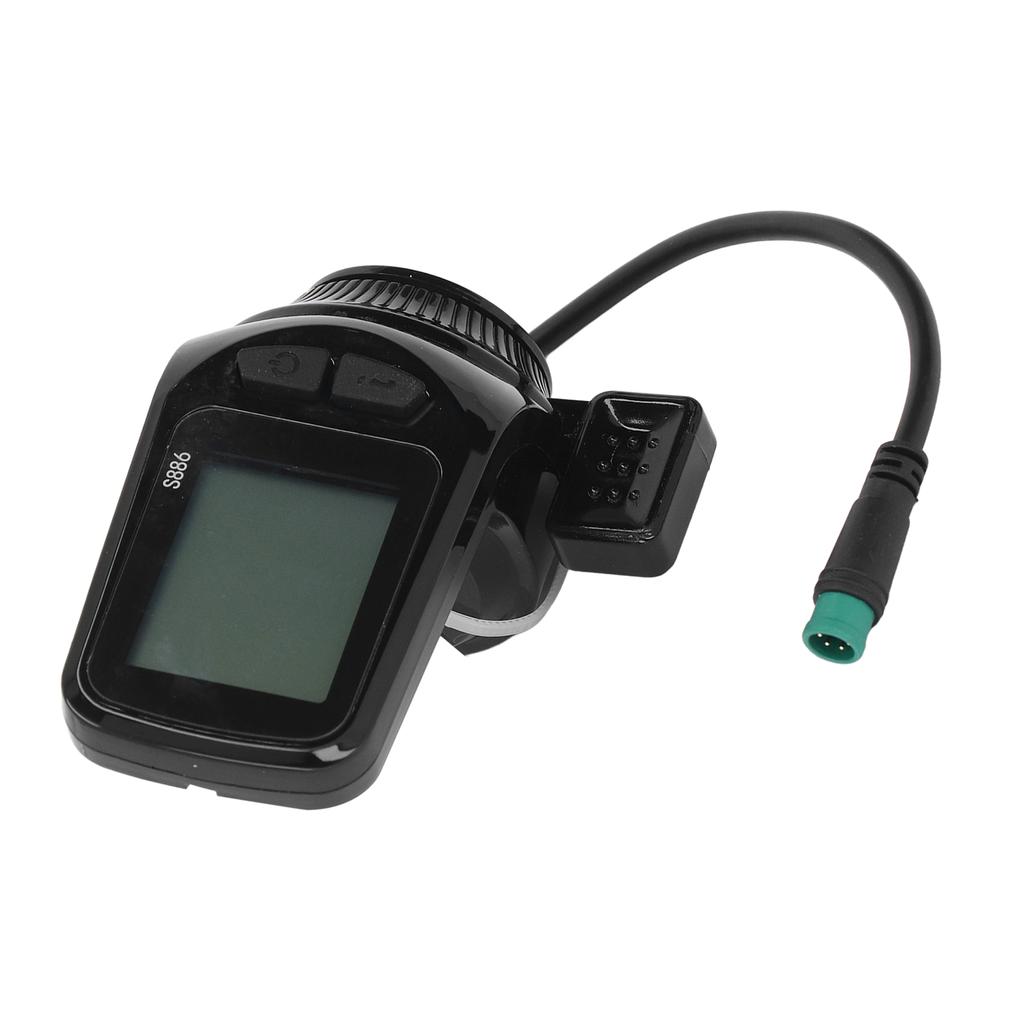 Electric Bike LCD Display Meter Low Failure Rate Water Proof Simple Design Electric Bike Accessories for E Scooter