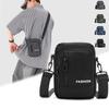 Men's Crossbody Bag Multifunctional Lightweight Shoulder Bag Commuter Mobile Phone Bag