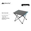 Compact Aluminum Folding Camping Table - Lightweight & Easy to Store for Outdoor Barbecue, Picnic, or Fishing.