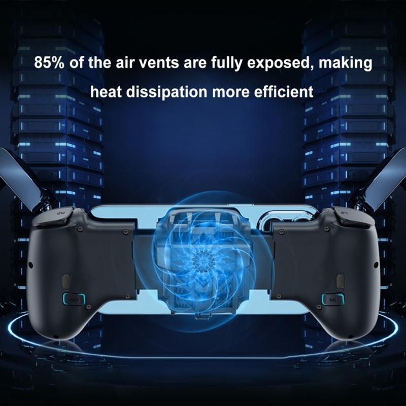 JK02 Wireless Bluetooth-compatible with Semiconductor Radiators Game Controllers for Phone Gamepad Joysticks Retractable