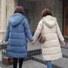 Women's Winter Solid Color Stand Collar Hooded Warm Chic Padded Jacket Coat Outwear