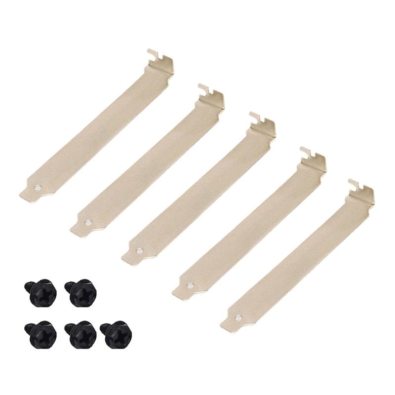 5 Stück 12 cm Metall-PCI-Steckplatzabdeckungen Staubschutzbleche für PC-Erweiterungssteckplätze Bieten lange Beständigkeit gegen Staub und Abnutzung