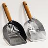 Stainless Steel Cats Litter Scoop Durable Long Handle Kitty Scooper Sturdy Mesh Scooper Litter Filter Pet Cleaning Tools