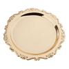 Talerz do serwowania deserów Złoty danie Wyświetlacz owoców Materiały urodzinowe 20 cm