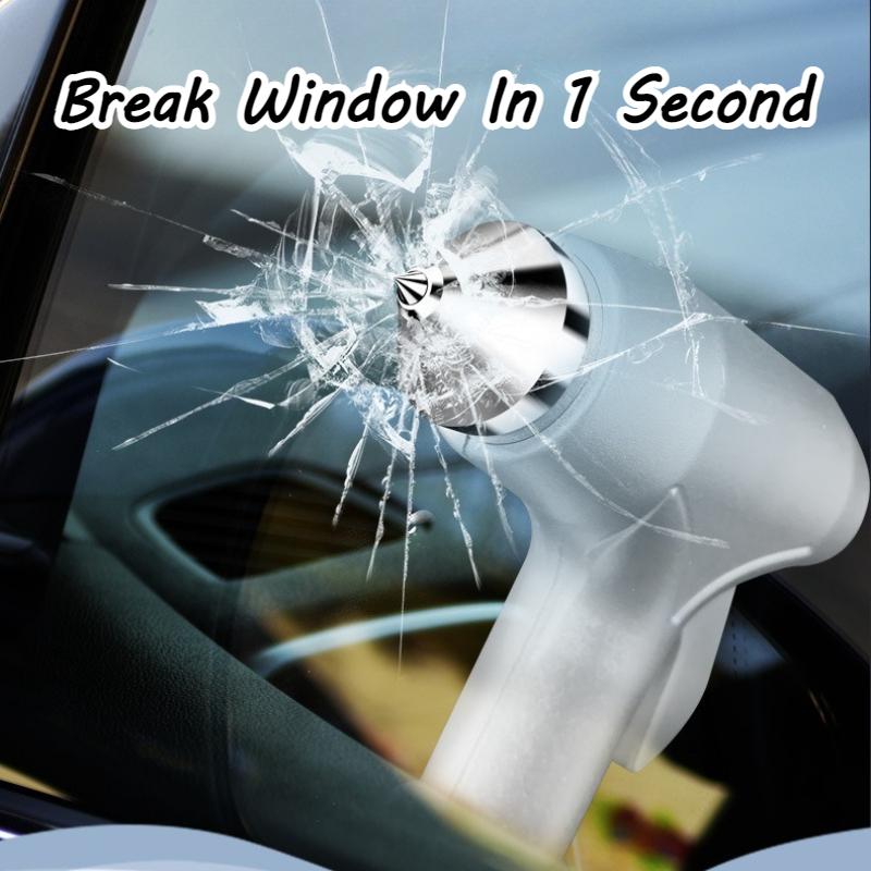 Portable Multifunctional Car Emergency Safety Hammer Window Breaker Hidden Seatbelt Cutter Vehicle Escape Tool Auto Rescue Tool