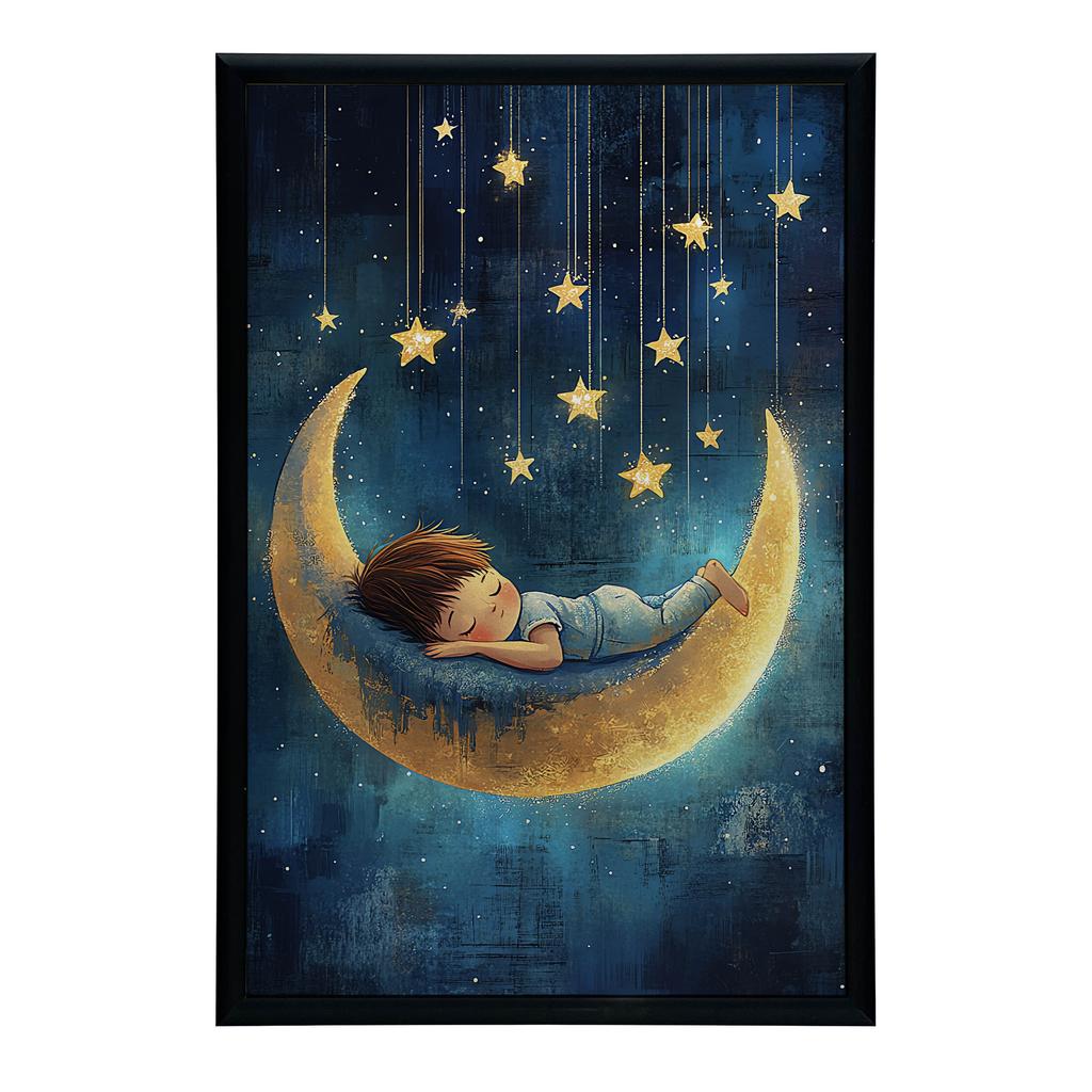 Poster Dream On The Moon Poster Dream On The Moon, 50X70 Cm, Frameless, Matte Paper 230 Gsm