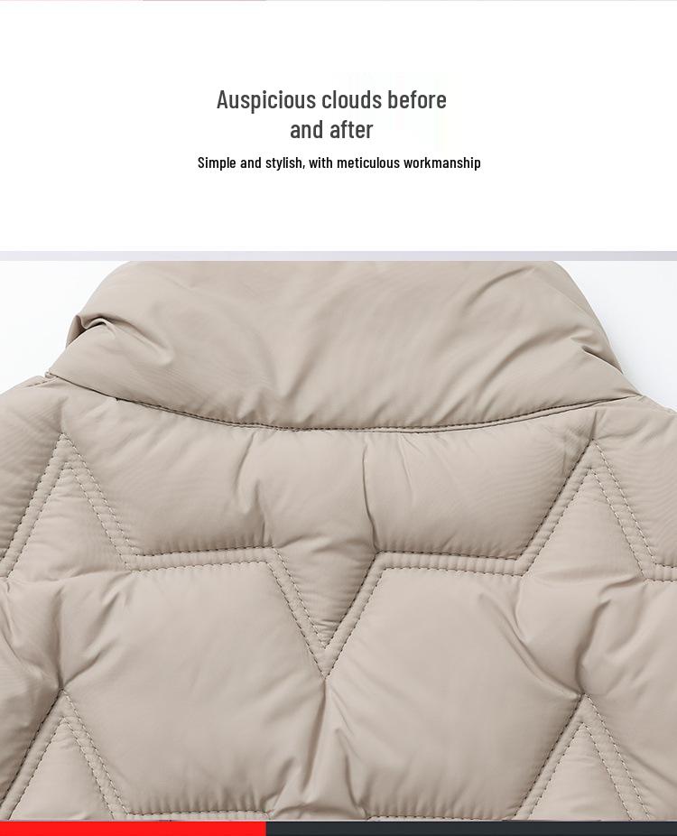 Jachetă Scurtă Ușoară de Bumbac pentru Femei - Stil Toamnă/Iarnă 2023, Palton Slim Fit Căptușit pentru Mame de Vârstă Mijlocie și Vârstnice