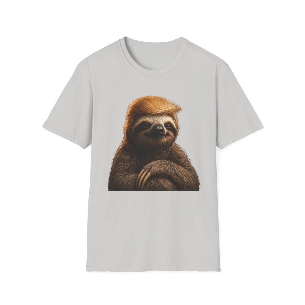 President Sloth with Orange Hair Children's Children's T Children's T-shirt | Funny Animal Tee