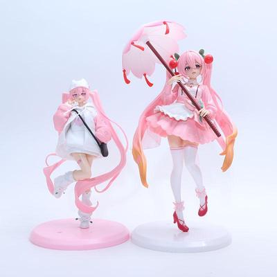 Sakura Blossom Hoodie Hatsune Miku Figurine: 3 Poses