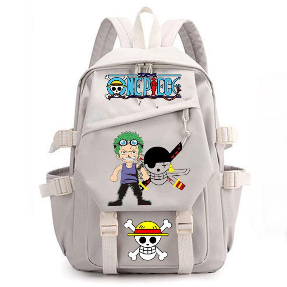 Anime ONE PIECE Schoolbag Children's Backpack Primary School Bag Male and Female Junior High School Students College Students Campus Backpack