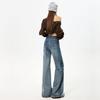 Dammode Jeans med mikro-utsvängd benvidd - Icke-klistriga, slimmande, höst-/vinterdesign