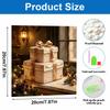 DlY Mini Framed Pearl Painting Kit Beads Christmas Gift Box Canvas Home Decor Painting