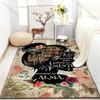 3D Bücherregal Zeitung Blumen Gedruckter Teppich für Schlafzimmer Wohnzimmer Bettseite Sofa Bodenmatte Moderne Heimdeko Bereichsteppich Gutes Geschenk
