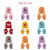 Toilet-Bound Hanako-kun Printed Knitted Hat Glove 2pcs Sets Anime Plush Warm Cold-proof