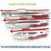 Stainless Steel Food Tongs Set