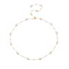 DIEYURO 316L Stainless Steel White Irregular Pearls Necklace Bracelet For Womens 2025 New Trend Golden Non-fading Jewelry Set